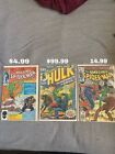 HULK 182, THE AMAZING SPIDERMAN 277, THE AMAZING SPIDERMAN 192 FOR SALE‼️