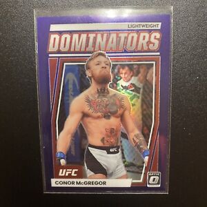 Conor McGregor 2023 Panini Donruss Optic UFC #4 Dominators Purple Prizm