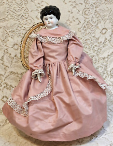 New Listing20” Antique Porcelain German Head Low Brow Doll