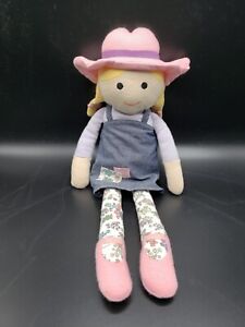 New ListingOrganic Farm Buddies Susie Sunshine Rattle Plush Doll 14 Inch Rare