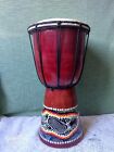 Traditional Musical African Wooden Djembe Style Drum 30cm Height