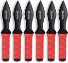 Throwing Knives 8.9' Bullseye 6-Pack Set Sheath Stainless Steel