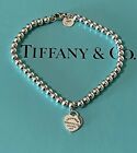 Tiffany & Co. Bracelet Return to Tiffany Mini Heart Tag Bead Ball Bracelet 7