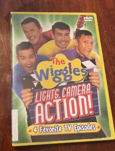 The Wiggles DVD Lights Camera Action 4 Favorite TV Episodes