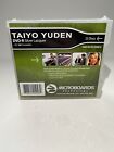 TAIYO YUDEN DVD-R Silver Lacquer 16X Compatible 25 Discs High Quality NEW SEALED