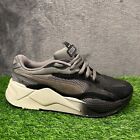 Puma RS X3 Mens 8.5 Black Gray Shoes Sneakers Low Top Casual