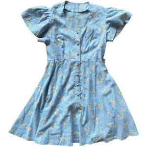 Vintage 70s Babydoll Mini Dress