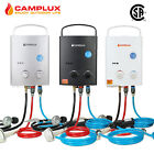 Camplux Outdoor Gas Water Heater Instant Hot Portable Shower Camping RV Pump Kit