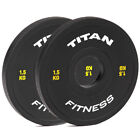 Titan Fitness 1.5 KG Pair Black Change Fractional Weight Plates, Rubber Coated