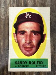 Sandy Koufax 1963 Topps Peel-Offs #23 - Los Angeles Dodgers - Excellent