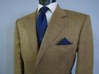 R Caruso Hand made in Italy by St Andrews silk linen wool sport coat 44 L