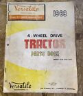 Vintage 1969 Versatile 4-wheel Drive Tractor Parts Book G125 D118 D145 Catalog