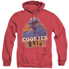 SESAME STREET COOKIES 4 LIFE Licensed Hooded Sweatshirt Heather Hoodie SM-3XL