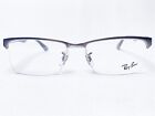 NEW Ray Ban RB8411 2714 Mens Gunmetal/Grey Carbon Fiber Eyeglasses Frames 54/17