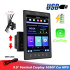 IPS 9.5-Inch Car HD Playback Vertical Screen Android/IOS Dual 2 Din Cameras