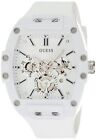 GUESS Mens Casual Multifunction 43mm Watch White Polycarbonate Case GW0203G2