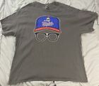 Wild Thing Ricky Vaughn Major League Glasses Shirt Size 2XL
