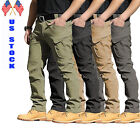US Men Tactical Cargo Pants Soldier Multi Pocket Work Combat Trousers Outdoor