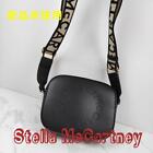 Stella Mccartney New Crossbody Logo Camera Shoulder Bag Perforated Mini Black JP