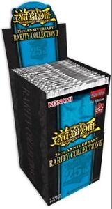 Yugioh 25th Anniversary Rarity Collection II (2) Booster Box SEALED Ships 5/22