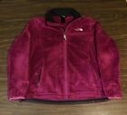 Small Spot, The North Face Fleece Full Zip Soft Jacket Womens Large Pink Magenta