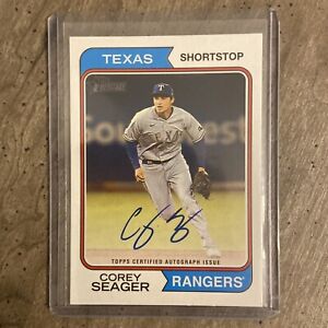 corey seager autograph heritage 2023