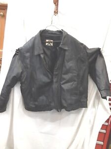 Vintage Phase 2 Leather Bomber Jacket Men's Size 3 XXX Nice Condition