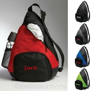 Large Shoulder Sling Sport Pack Backpack Beach Bag Gym School Travel Diaper Tote