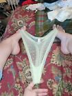 Vintage Victoria's Secret Succulent Sheer Thong Panty Mmmmmmm Size Medium