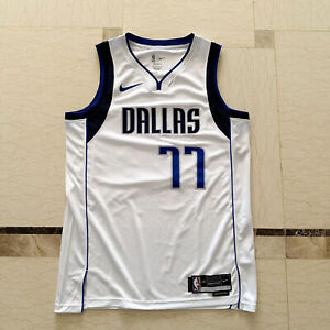 Luka Doncic #77 Dallas Mavericks White Jersey Size L