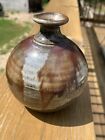 New ListingSigned Vintage Art pottery Vase With a Grey, Brown And Blue Glaze