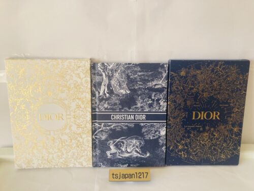 Christian Dior Notebook Authentic Journal VIP novelty Set of 3  from JAPAN NEW