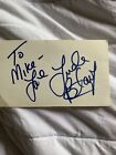 Linda Blair the exorcist Signed index card Autograph