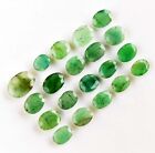 1 Cts Each 20 Pcs Natural Green Emerald Oval Certified A+ Gemstone Lot