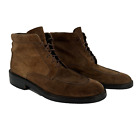 To Boot New York Adam Derrick Made in Italy Brown Suede Ankle Boots Sz 12