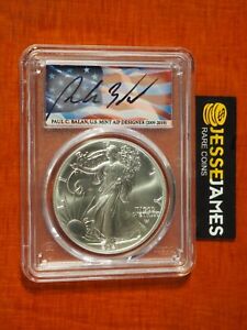 2021 SILVER EAGLE PCGS MS70 FLAG PAUL C. BALAN HAND SIGNED FIRST STRIKE TYPE 2