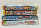 THE WIGGLES VHS 4 lot, Magical Adventure/Wiggly Christmas/Top of Tots/Magical Ad