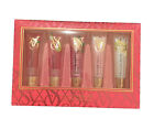 Victoria's Secret Flavored Lip Gloss Gift Set, Cherry, Kiwi, Sugar High Etc New