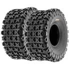 Pair of 2, 20x10-9 20x10x9 Quad ATV All Terrain AT 6 Ply Tires A027 by SunF