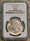 1921 P Peace Silver Dollar NGC MS63 HIGH RELIEF free shipping!!