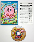 KIRBY AND THE RAINBOW CURSE CIB NINTENDO Wii U GAME COMPLETE IN BOX