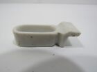 VTG Antique Ceramic Bird Cage White Feeder Treat Cup Made In Japan GUC