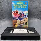 Sesame Street Whats the Name of That Song VHS 2004 Tape Classic Cartoon Film