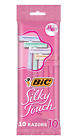 BIC Silky Touch Women's Disposable Razors 2 Blades, 10 Razor Handles Pack Of 1