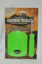 U PICK Halloween CARVING Tools 2 PC Set GOOP Scoop & Detailer SAW Green ORANGE