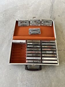 Cassette Tape Lot With Case Rock Metal
