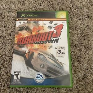 Burnout 3: Takedown (Original Xbox, 2004) - Black Label Complete Tested