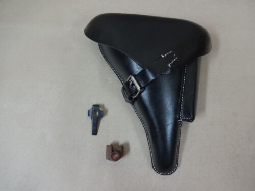 WW2 P08 Holster Black w/Tool & Mag Replacement Bottom Repro o320