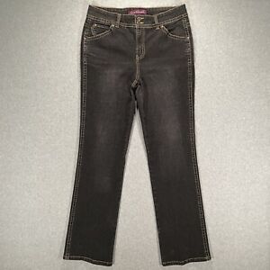 Gloria Vanderbilt High Rise Straight Denim Blue Jeans Women’s 10 Flap Pockets