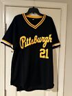 Roberto Clemente Pirates Pittsburgh Jersey (Size XL Adult) #21